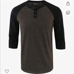 Desplato 3/4 Sleeve Baseball Tee